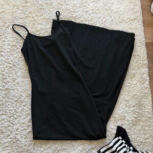 Elegant Black Slip Dress